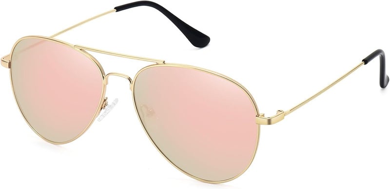 WOWSUN Classic Polarized Aviator Sunglasses for Women Men - Image 1